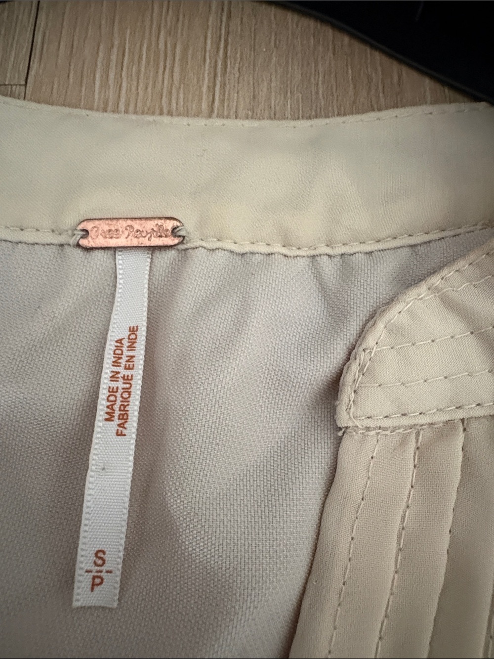 Free People Blush Pink Velvet Tunic with Floral Embroidery - Picture 3 of 6